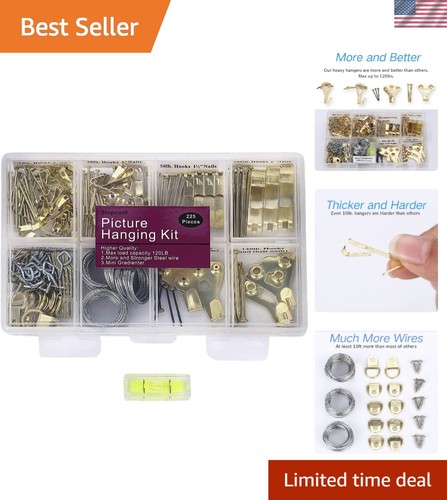 Durable picture hangers set - picture,