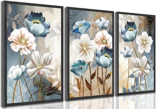 Piece lotus flower canvas - flower,