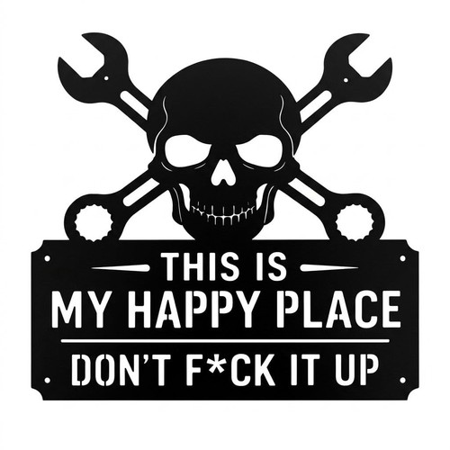 Funny metal wall art this - metal,