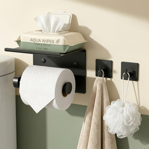 Toilet paper holder wall mount - paper,