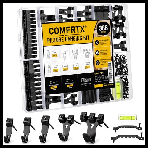 Heavy duty picture hanging kit - heavy,