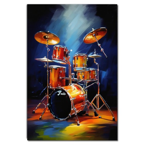 Drum player gift - player, wall