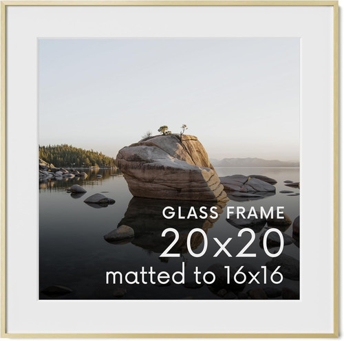 Gold 20x20 picture frame with - 20x20,